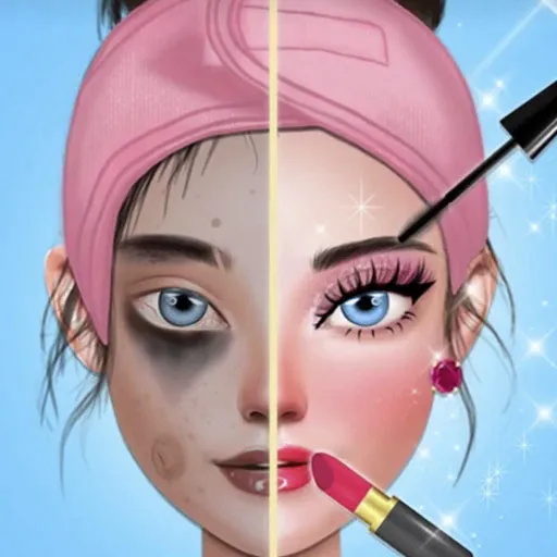 Skincare Makeover Makeup Game Cover